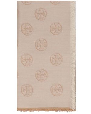 Tory Burch Silk Scarves - Natural