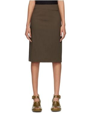 Rohe Pencil Skirts - Brown