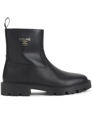 Celine Zipped 35 Boots - Black
