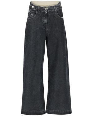 The Attico Wide Jeans - Azul