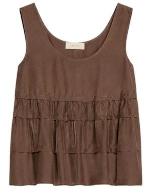 iBlues Sleeveless Tops - Marrón