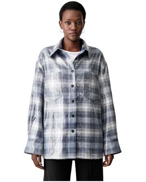 Pinko Shirt Jacket - Blauw