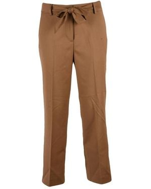 Kocca Broeken ,Bruin ,Polyester Taty Straight Broeken