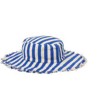 Lolly's Laundry Cappello a secchiello a righe blu cotone