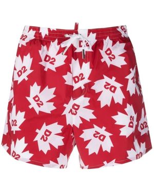 DSquared² Boxer Mare Rosso - Rot
