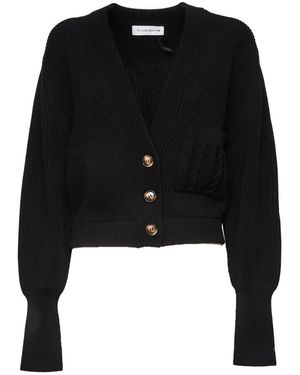 Victoria Beckham Cardigans - Black