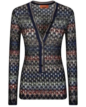 Missoni V-Neck Knitwear - Noir