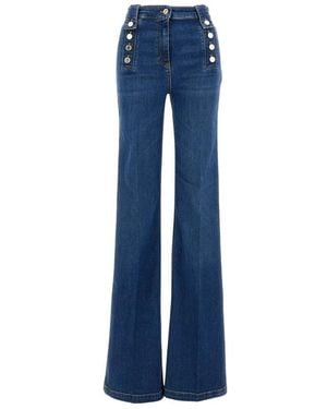 Elisabetta Franchi Flared Jeans - Blue