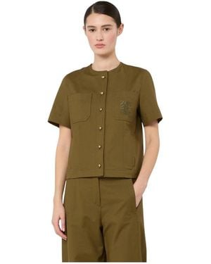 Max Mara Light Jackets - Grün