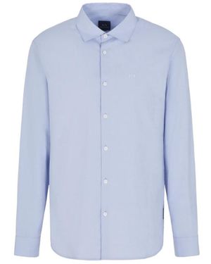 ARMANI EXCHANGE Casual Shirts - Blue