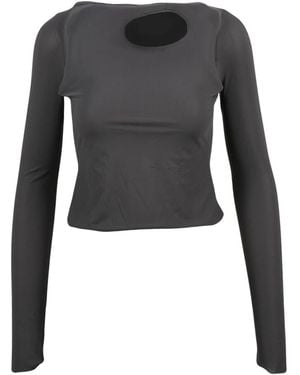 OTTOLINGER Kurzes Lycra-Oberteil - Schwarz