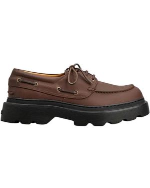 Tod's Städtischer Bootsschuh Mit Gummisohle - Braun