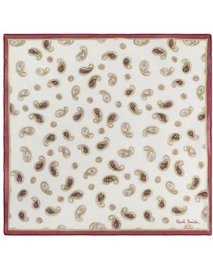 Paul Smith Baumwolltaschentuch Mit Print - Mettallic