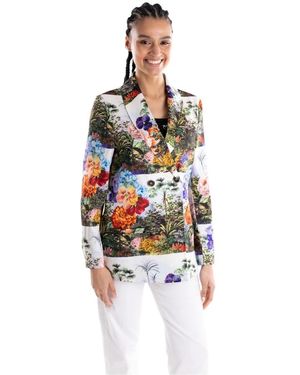 5 PROGRESS Tropical Garden Jacket - Weiß