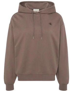 Calvin Klein Hoodies - Marrón