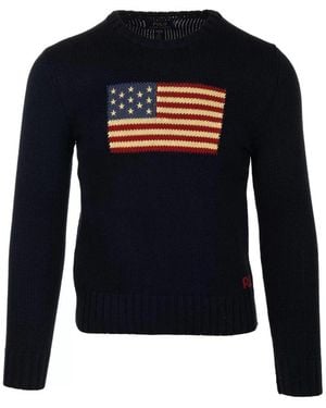 Ralph Lauren Round-Neck Knitwear - Blue