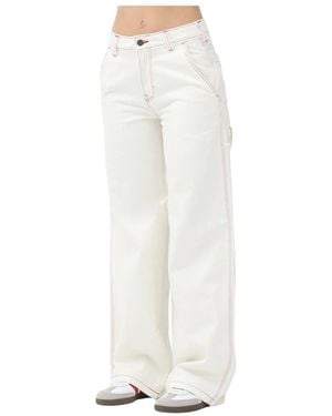 Dickies Wide Trousers - White