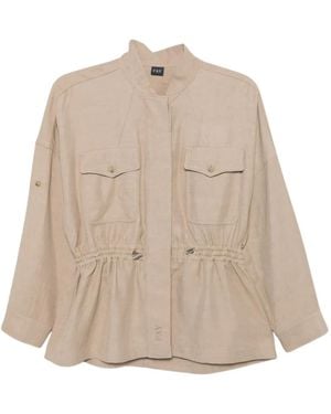 Fay Light Jackets - Natural