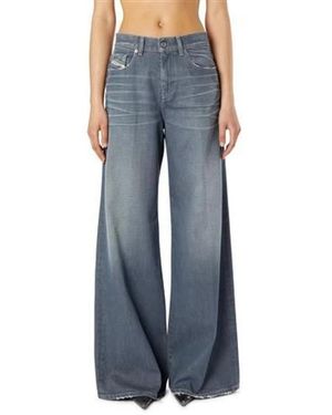 DIESEL Wide Jeans - Blauw