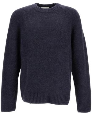 Les Deux Truien & Vesten ,Blauw ,Wol Zachte Ronde Hals Trui