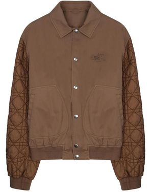 Dior Lily Of The Valley Blouson Jacke - Braun