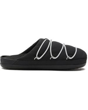 Moon Boot Slippers - Black