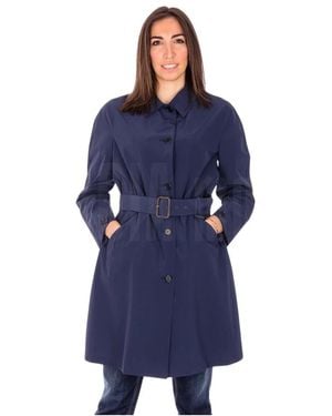 Aspesi Stretch-Regenmantel Für Frauen - Blau