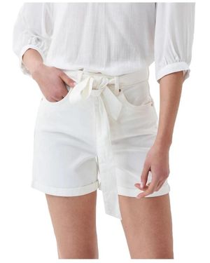 Salsa Jeans Short Shorts - White
