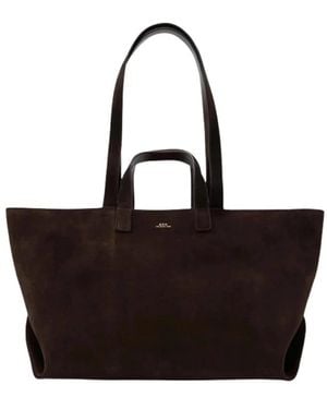 A.P.C. Tote Bags - Nero