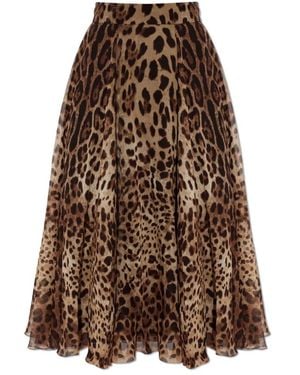 Dolce & Gabbana Midi Skirts - Brown