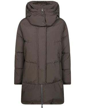 Herno Jassen ,Bruin ,Polyester Korte Piumino 2 Lagen