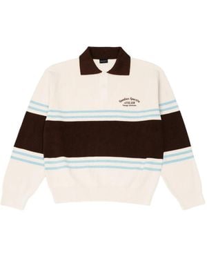 Goodies Sportive Round-Neck Knitwear - Brown