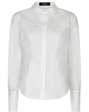 Ibana Blouse Lange Mouw 302610027 Brandy - Wit