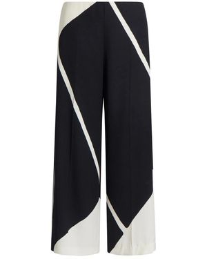 Alberta Ferretti Wide Trousers - Blue