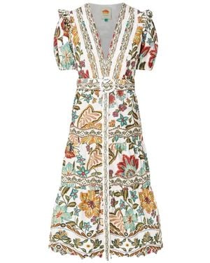 FARM Rio Midi Dresses - Wit