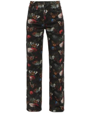 R13 Jeans ,Zwart ,Denim Gedrukte Broek