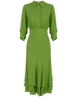 Elisabetta Franchi Midi Dresses - Green