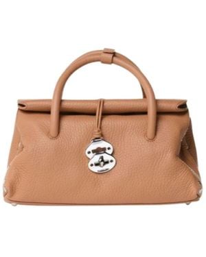 Zanellato Tassen ,Bruin ,Leer Dotta S Tas
