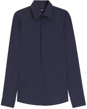 BOSS Casual Shirts - Azul