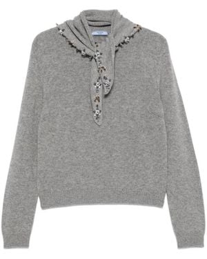 Prada Cashmere Knitwear - Grey