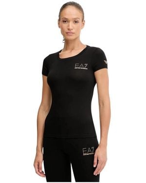 EA7 T-Shirts - Schwarz