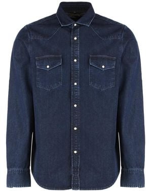 Moorer Denim Shirts - Blue
