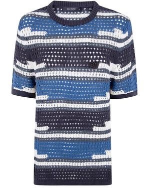 Daily Paper Round-Neck Knitwear - Blue