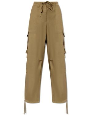 Golden Goose Wide Trousers - Neutro
