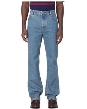 Valentino Straight Fit Jeans - Blue