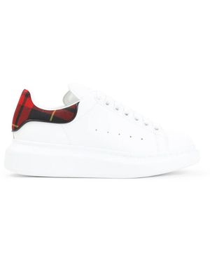 McQueen Schoenen ,Wit ,Leer Oversized Sneaker