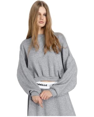 Gaelle Paris Round-Neck Strickwaren - Grau