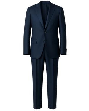 Eleventy Single Breasted Suits - Blue