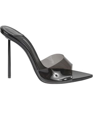 Le Silla Heeled Mules - Metallic