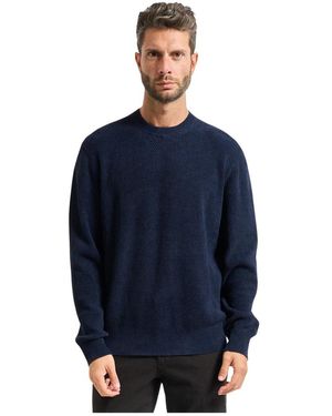 HUGO Round-Neck Knitwear - Azul